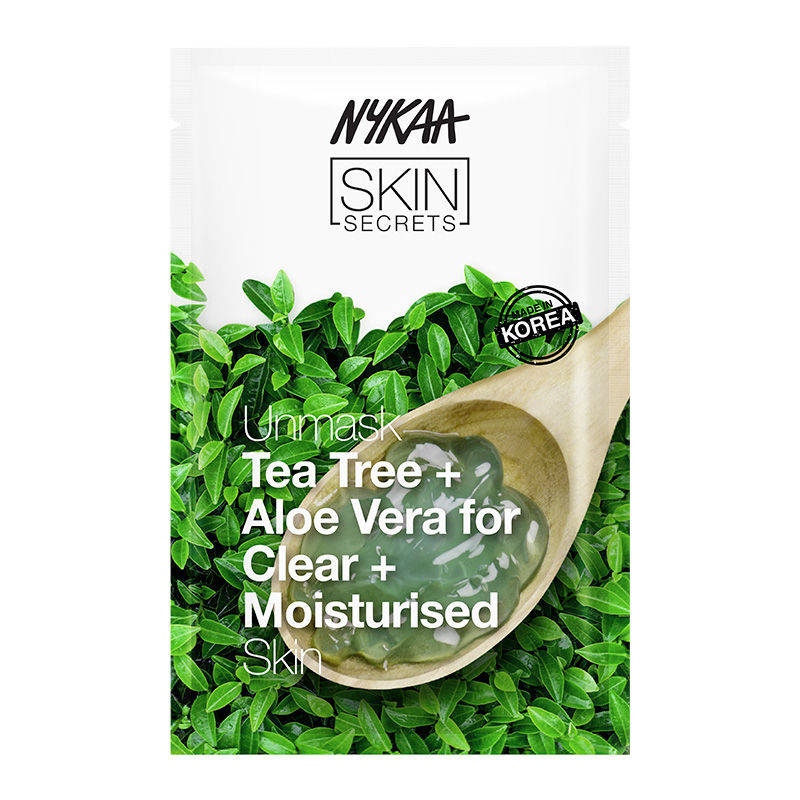Nykaa Green Tea + Aloe Vera Sheet Mask For Hydrated Skin - Formulated in Korea - For All Skin Types | FC3 - view 150