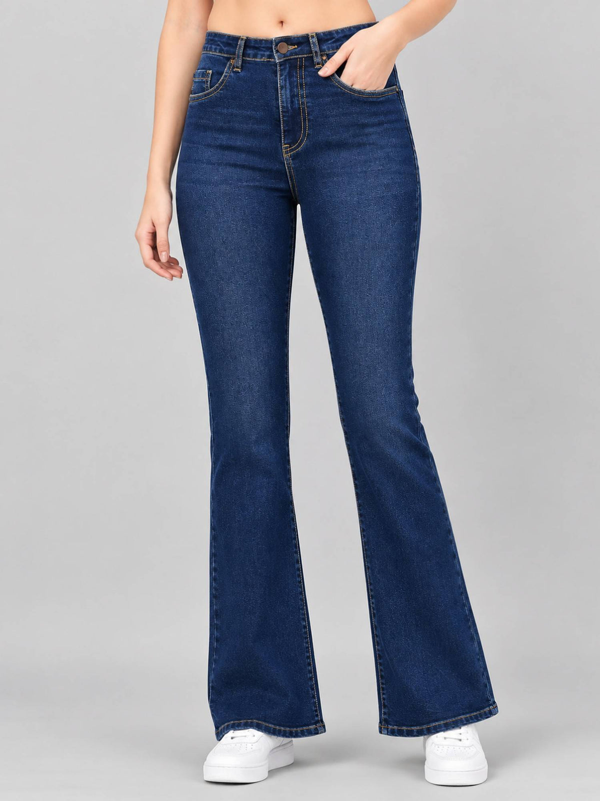Women High-Rise Stretch Boot Cut Jeans | BT10 - view 1