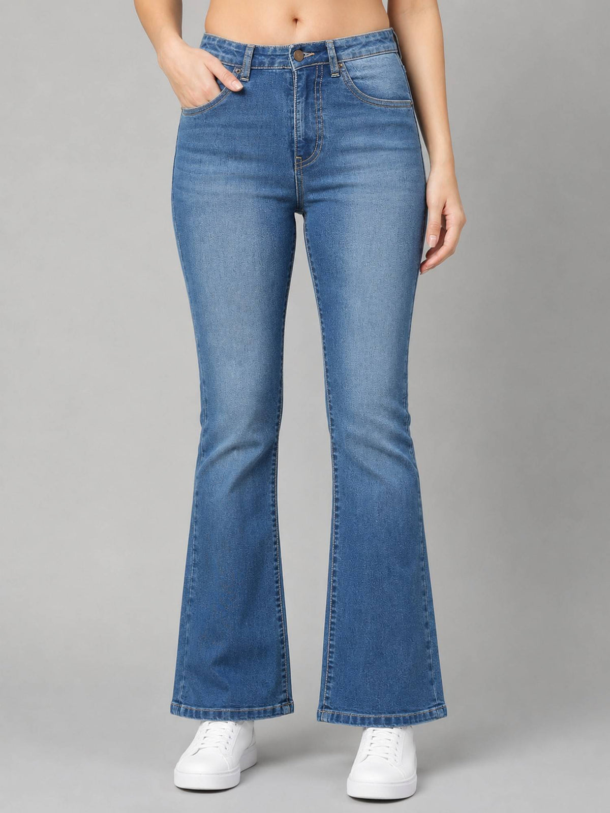 Women High-Rise Stretch Boot Cut Jeans | BT10 - view 1