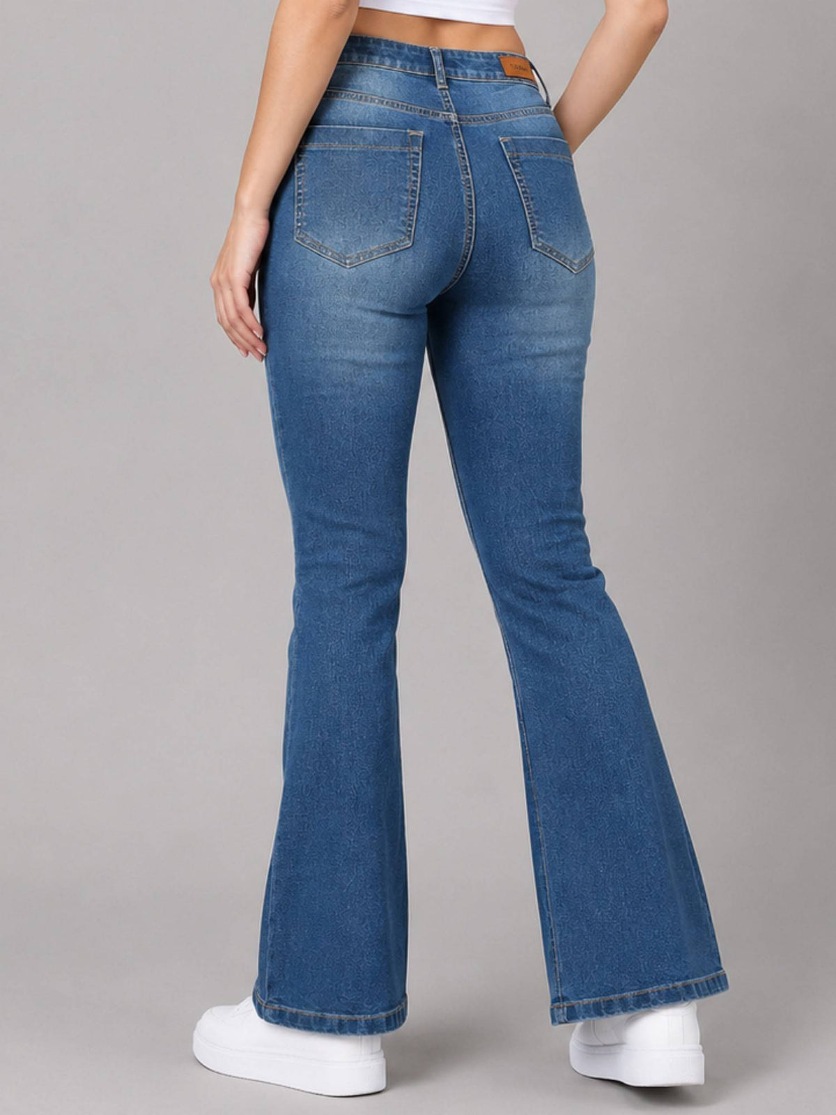 Women High-Rise Stretch Boot Cut Jeans | BT10 - view 2
