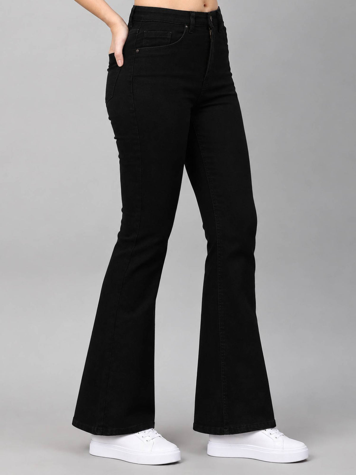 Women High-Rise Stretch Boot Cut Jeans | BT10 - view 3