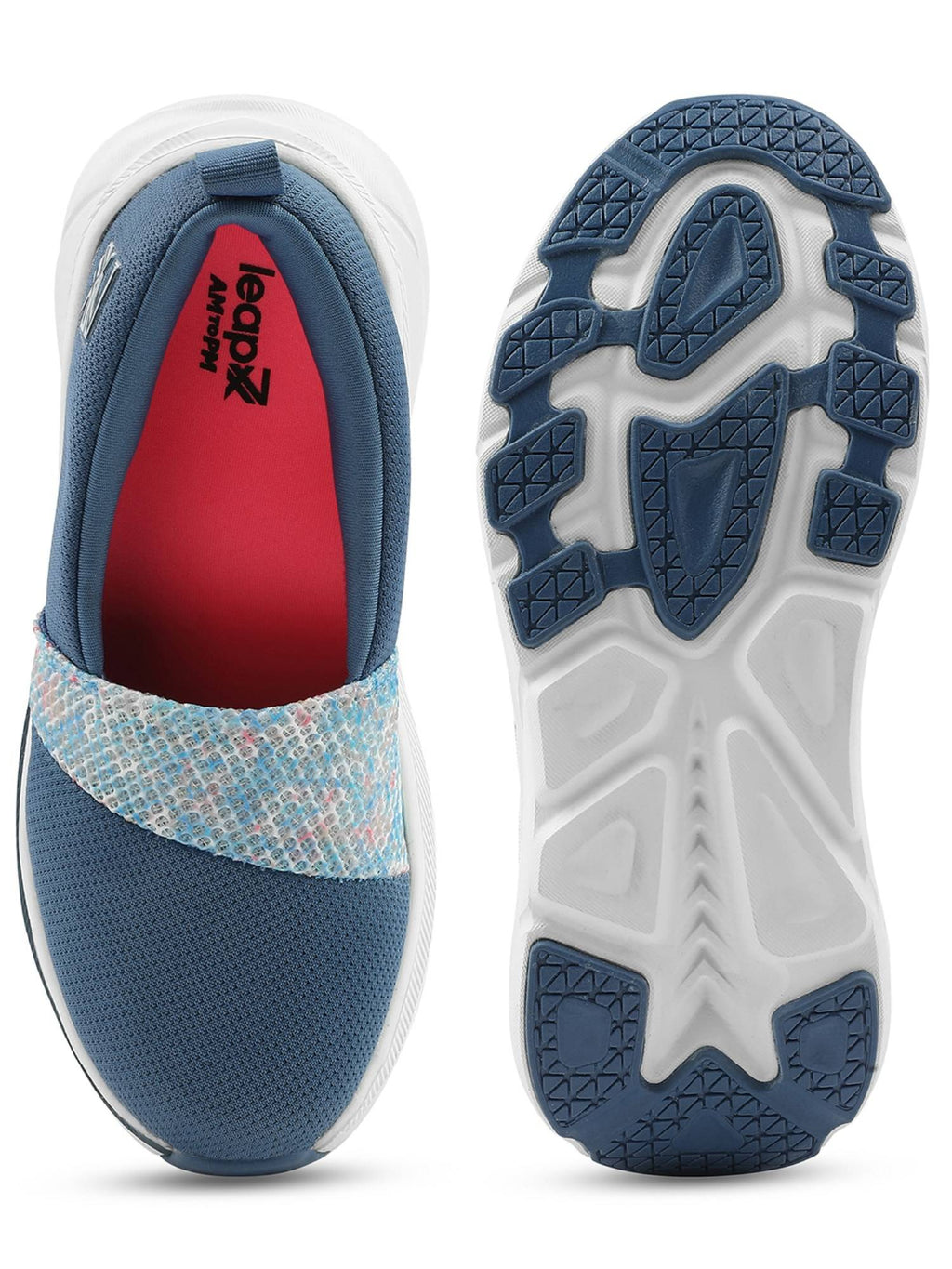Leap7x CANBERRA1E Blue Sports Walking Shoes for Women | SH9 - view 4