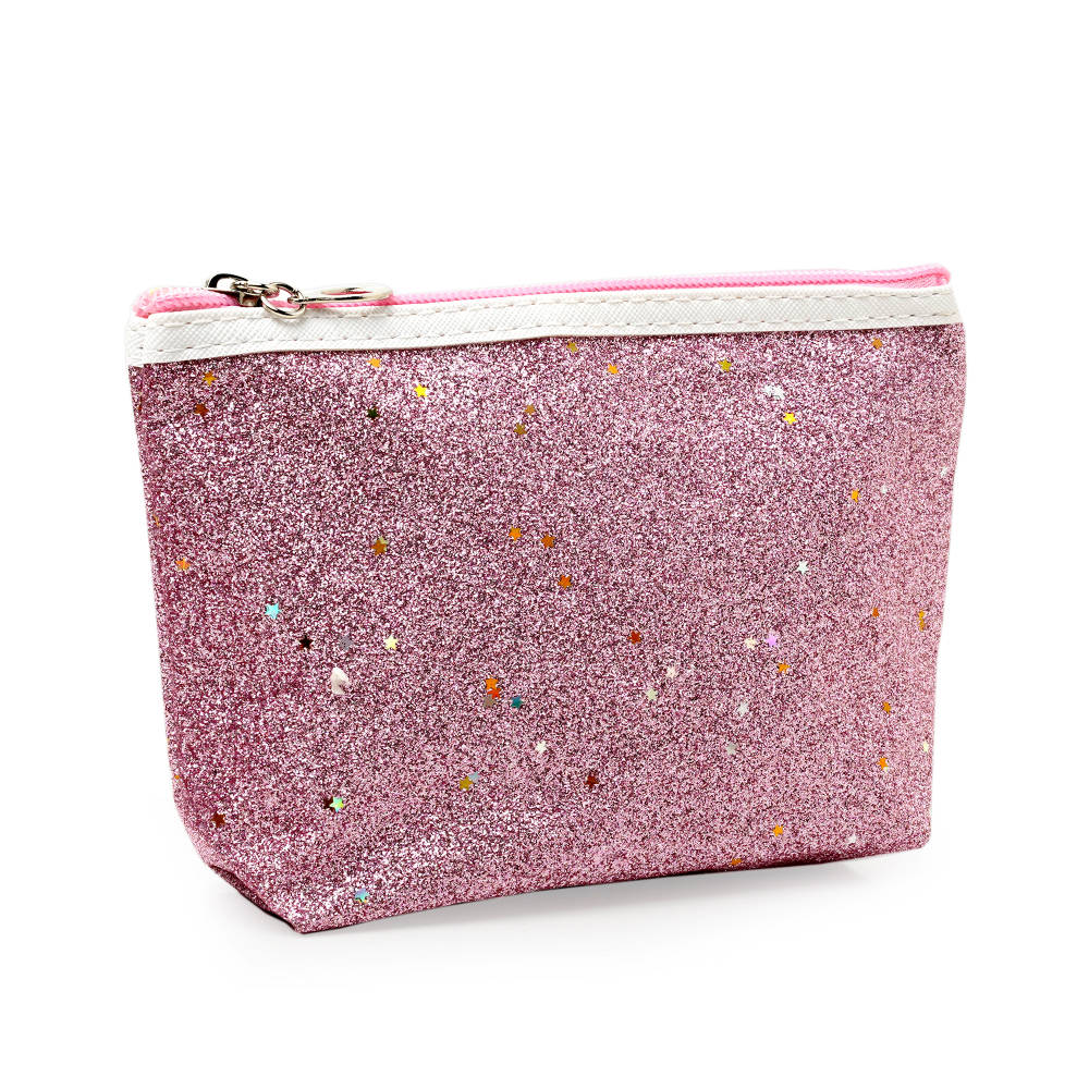 Glitter Bling Mini Makeup Travel Pouch Kit Cosmetic Organizer Vanity Bag | T32 - view 2