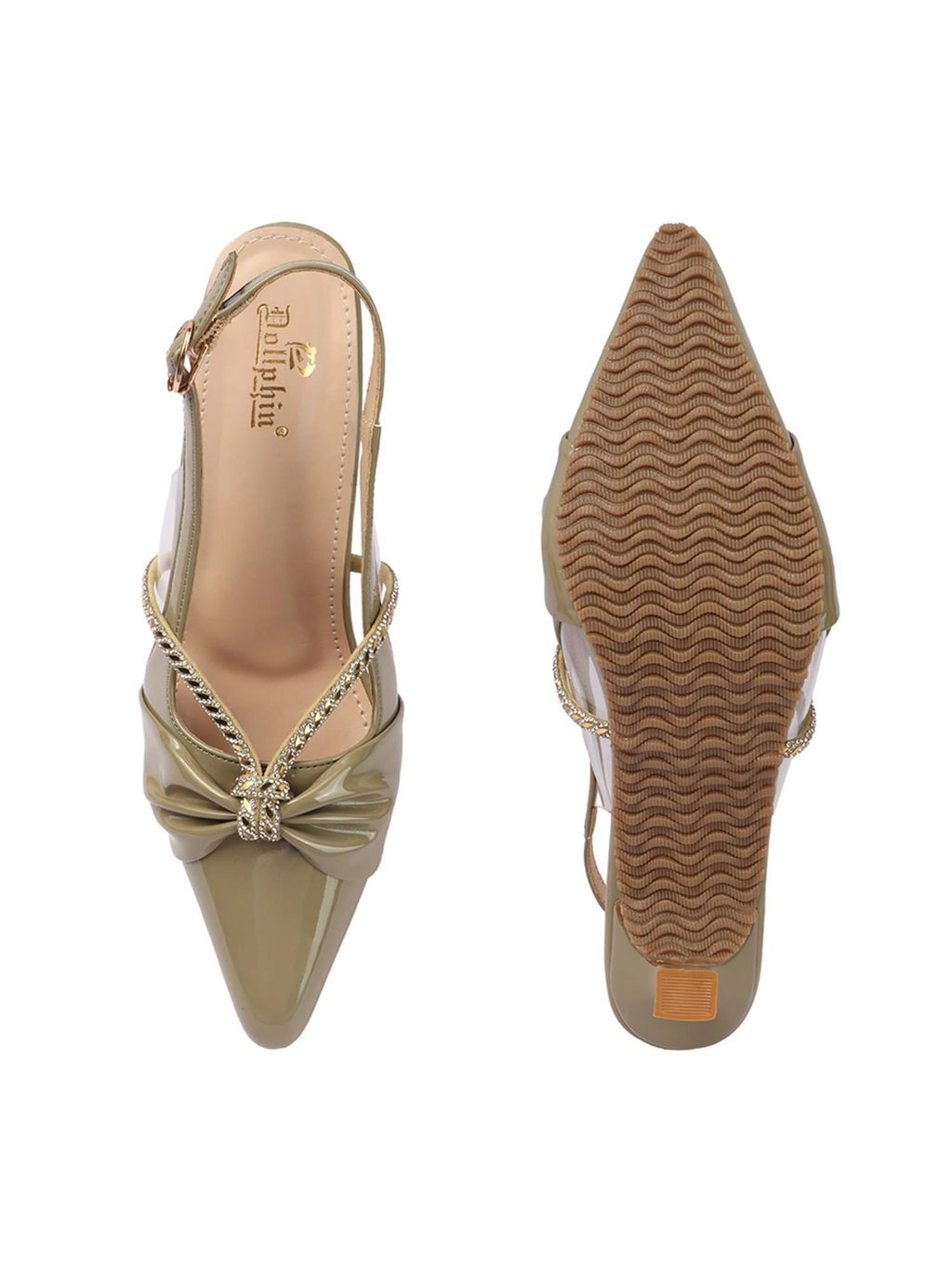 Women Cream Kitten Heels | H78 - view 21