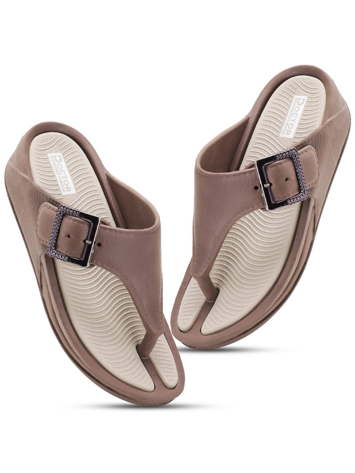 Women's Orthopaedic Toe Ring Sandals - Beige | SD89 - view 4