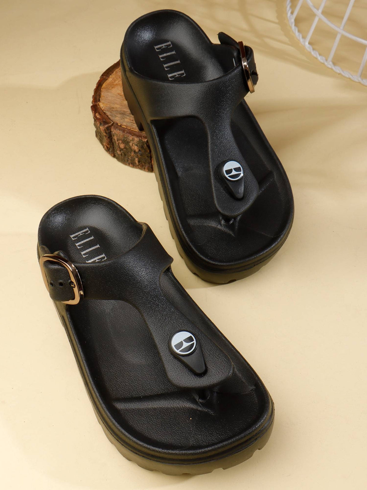 Women Black Block Heels | H78 - view 3
