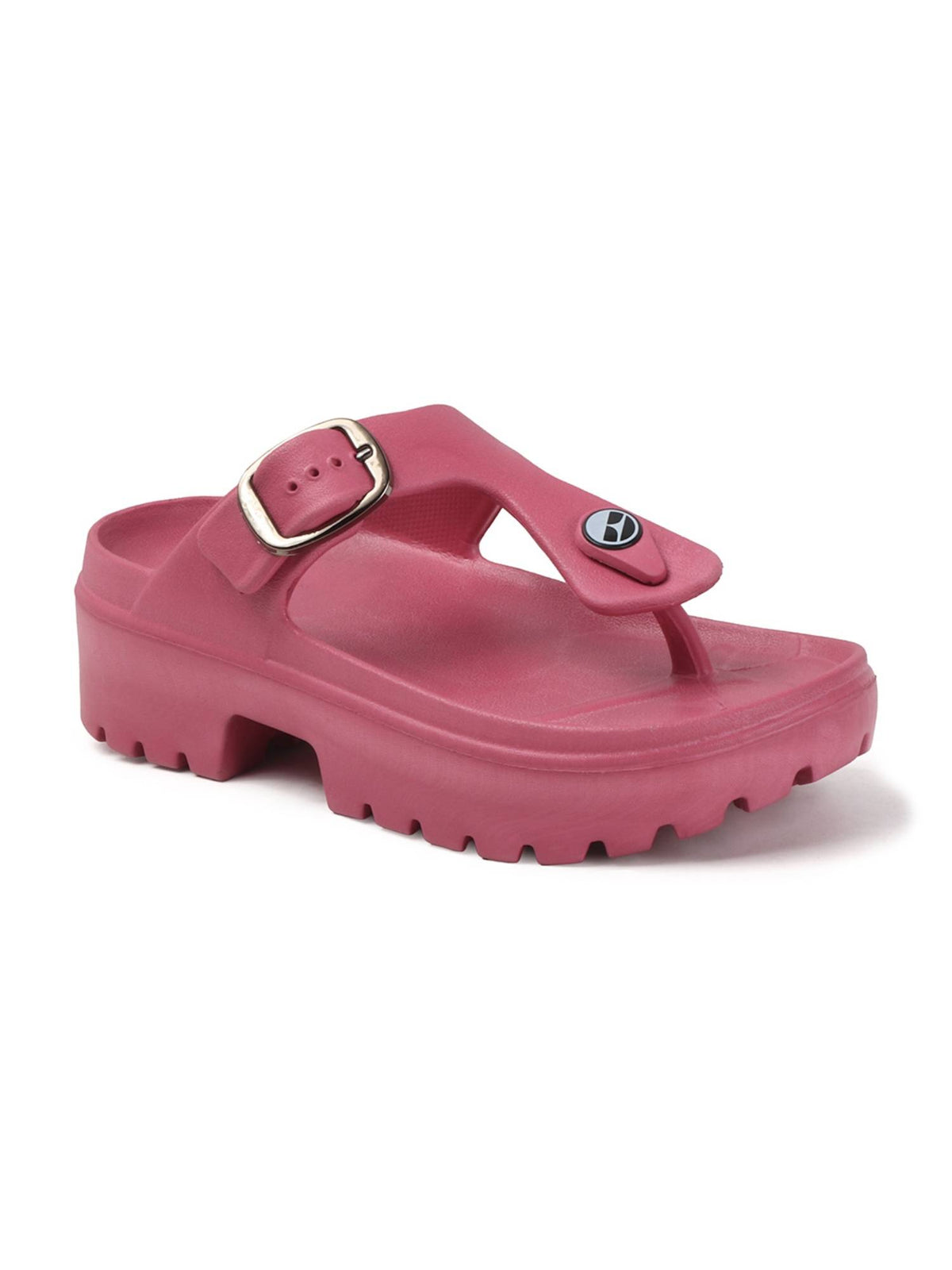 Women Pink Block Heels | H78 - view 3