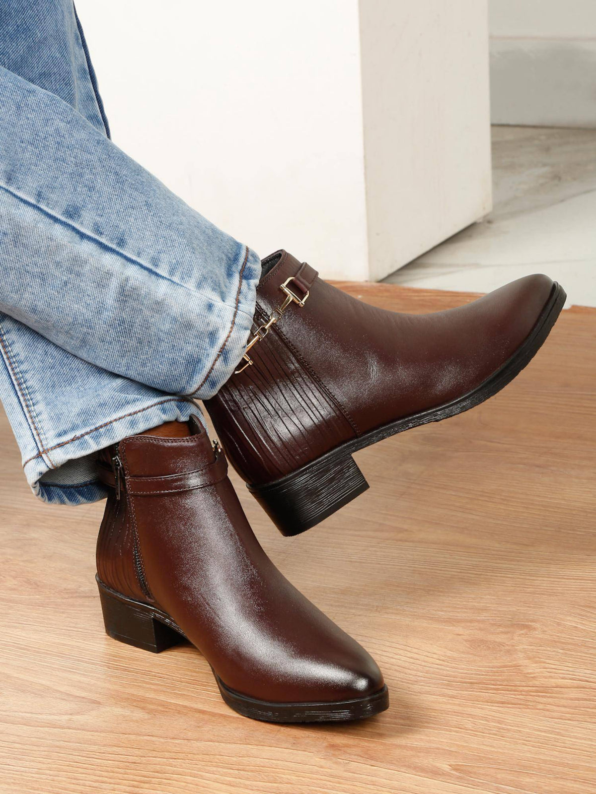 Women Black Casual Boots | BT61 - view 8