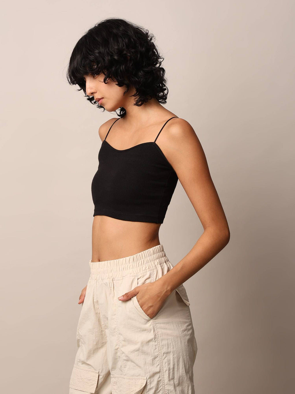 Women Solid Polyamide White Bralette Top | CT61 - view 20
