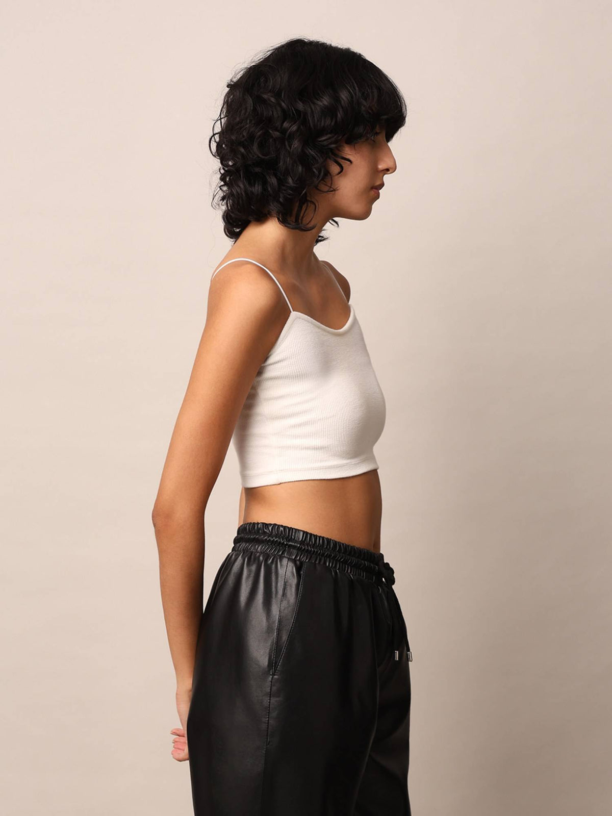 Women Solid Polyamide Black Bralette Top | CT61 - view 19
