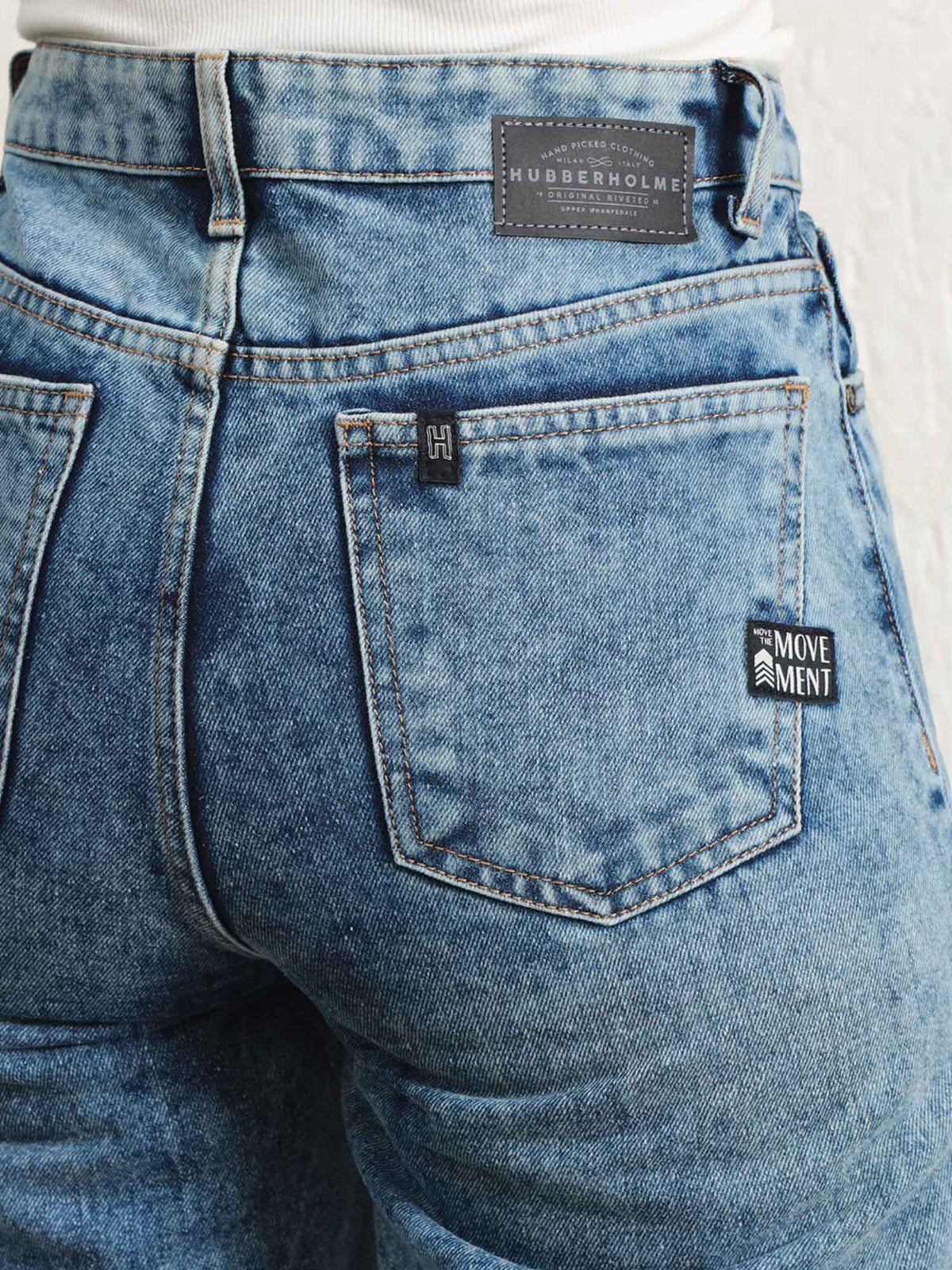 Women Baggy Fit High-Rise Heavy Fade Jeans | BG78 - view 5