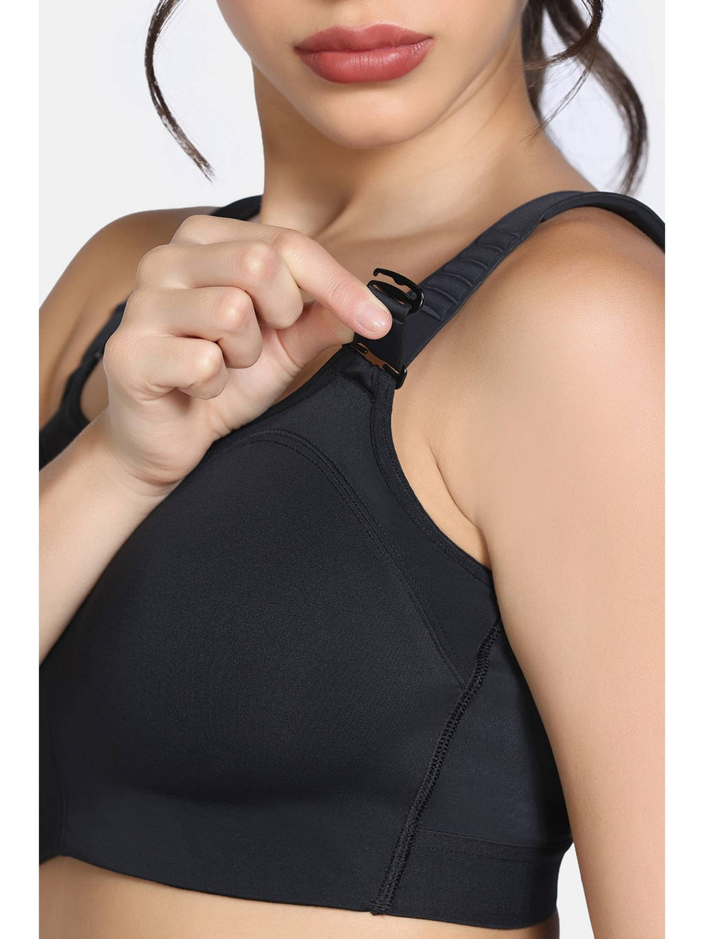 Zelocity High Impact Quick Dry Sports Bra - Castlerock | sb09 - view 23