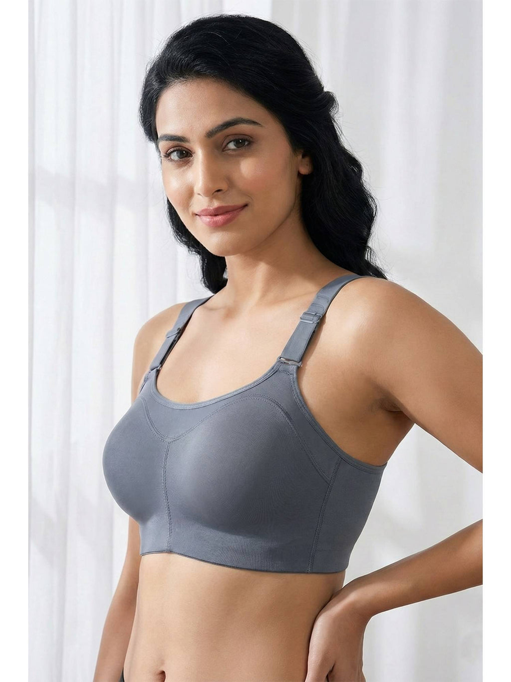 Zelocity High Impact Quick Dry Sports Bra - Castlerock | sb09 - view 1