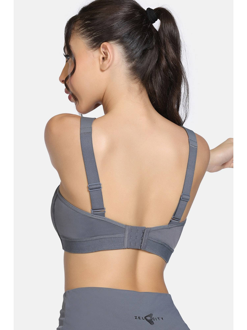 Zelocity High Impact Quick Dry Sports Bra - Castlerock | sb09 - view 3