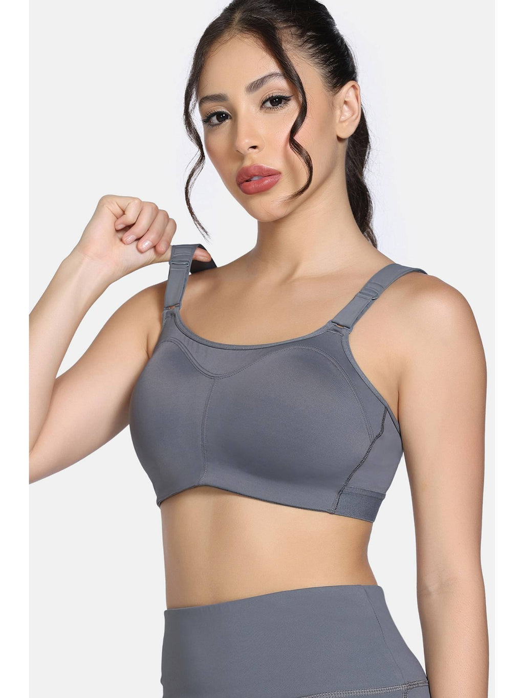 Zelocity High Impact Quick Dry Sports Bra - Castlerock | sb09 - view 4