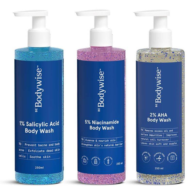 Body Wash Kit- Deep Cleanses, Exfoliates Skin, Prevents Acne & Strawberry Legs | BWS9 - view 8