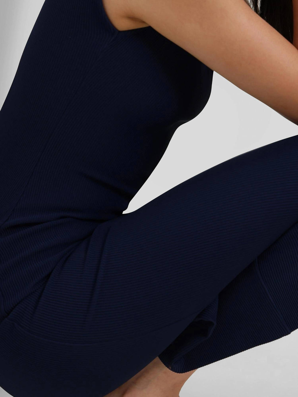 Bodycon Maxi Dress - Navy - Navy Blue | D56 - view 2