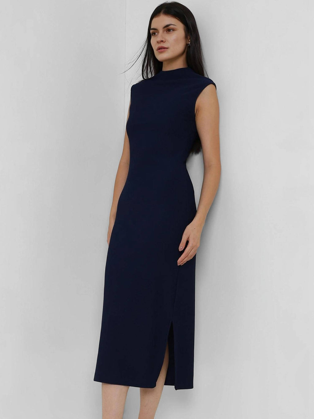 Bodycon Maxi Dress - Navy - Navy Blue | D56 - view 4