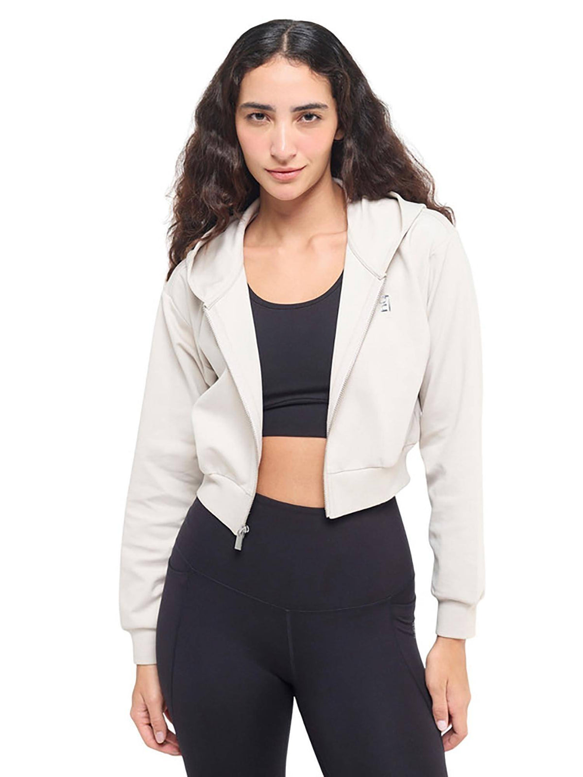 Women Green Cropped Zip Up Jacket | JK12 - view 19