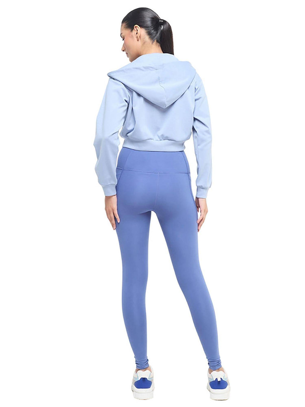 Women Pink Cropped Zip Up Jacket | JK12 - view 25