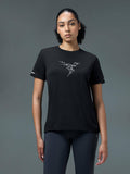 Women Grey Solid Regular Fit Round Neck Sports T-Shirt with Technocool+ | TT89 - view 7