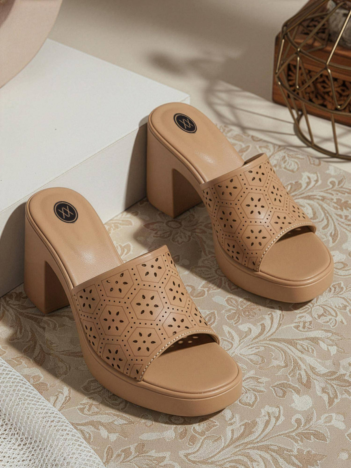 Women Heel Sandal Comfort and Soft - Brown | H78 - view 19