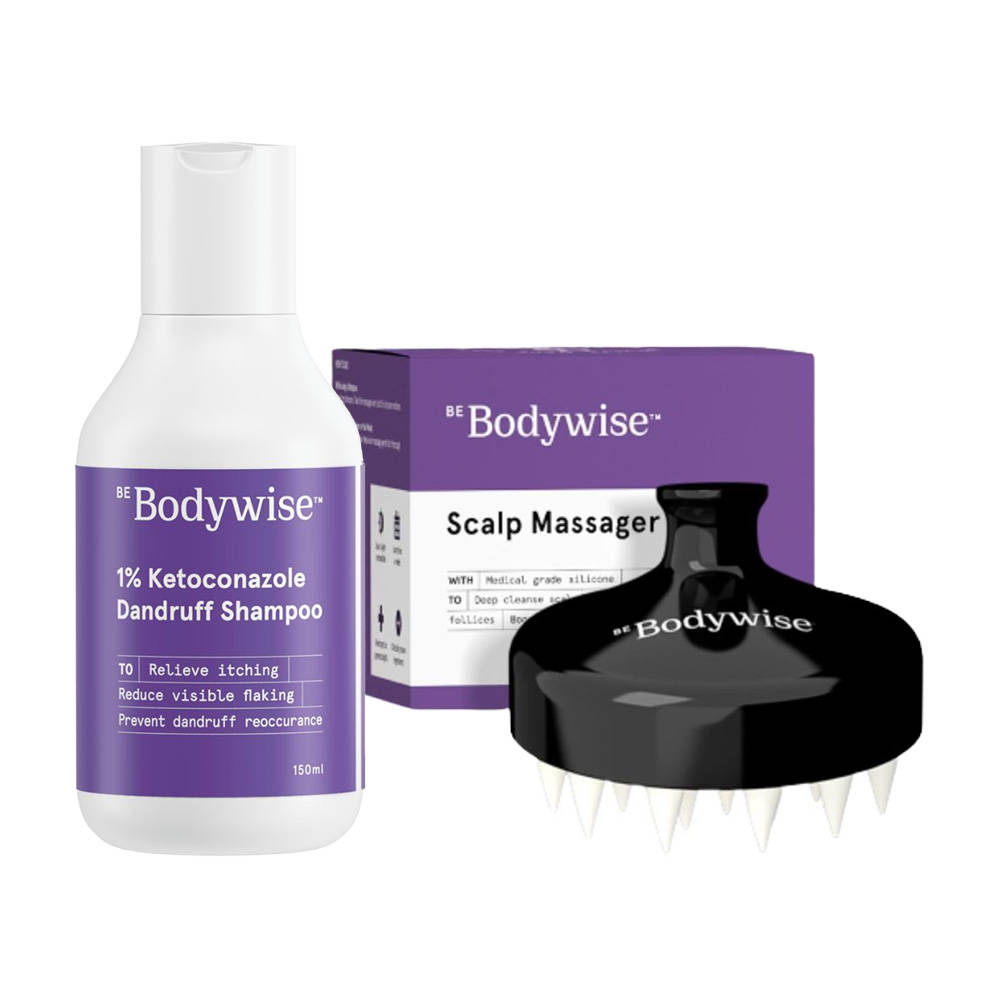 Dandruff Control Kit - Anti Dandruff Shampoo & Head Scalp Massager | BWS9 - view 1