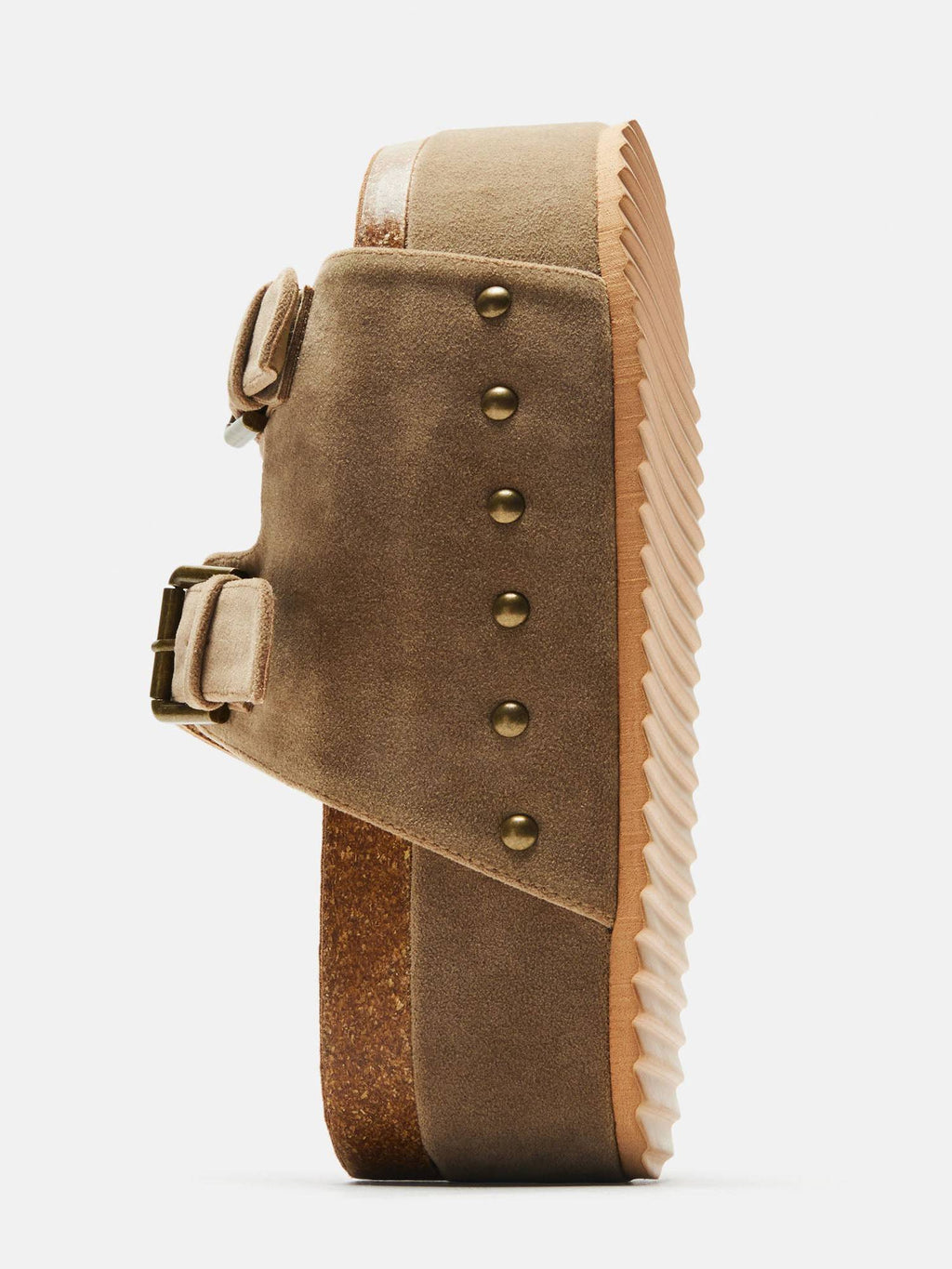 Brown Strappy Flatform Sandals | SD89 - view 5