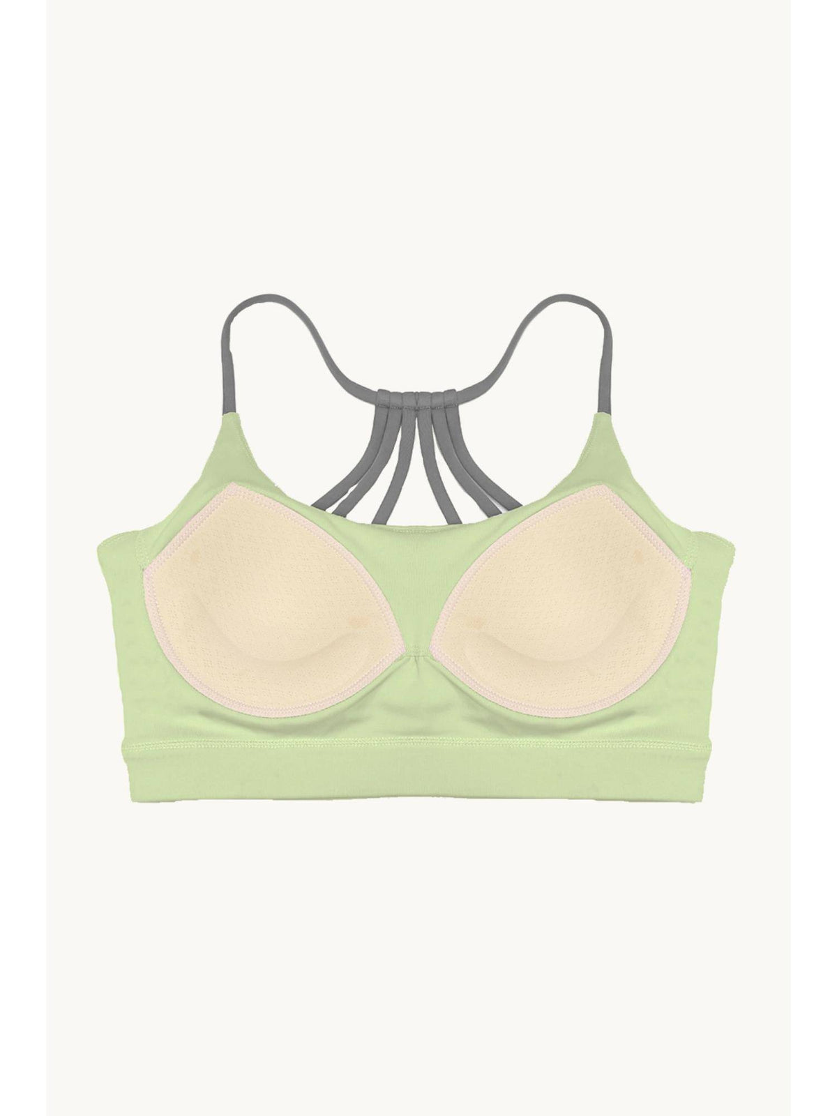 Women Pink Playdate Strappy Sports Bra | sb09 - view 10