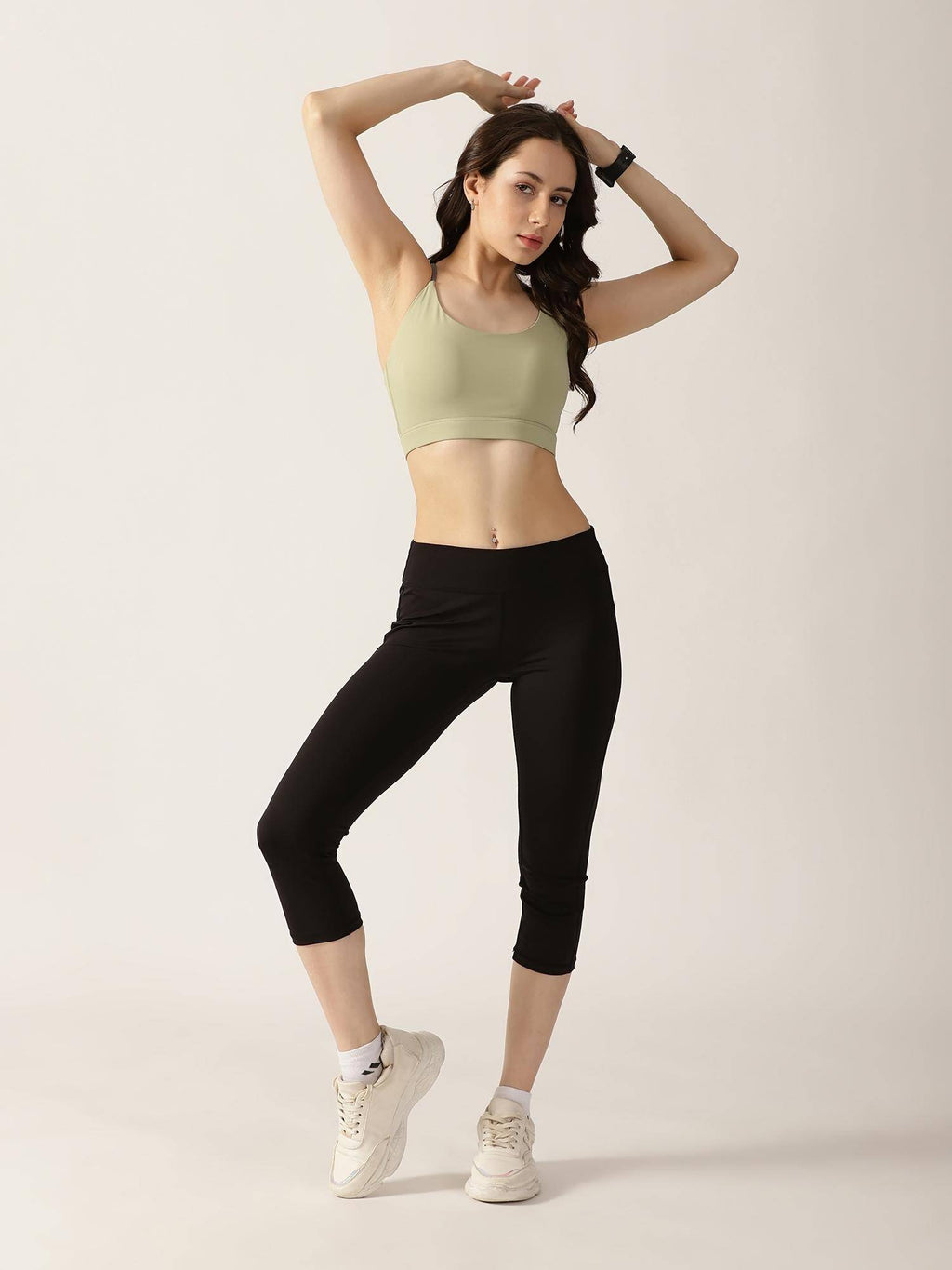 Women Pink Playdate Strappy Sports Bra | sb09 - view 12