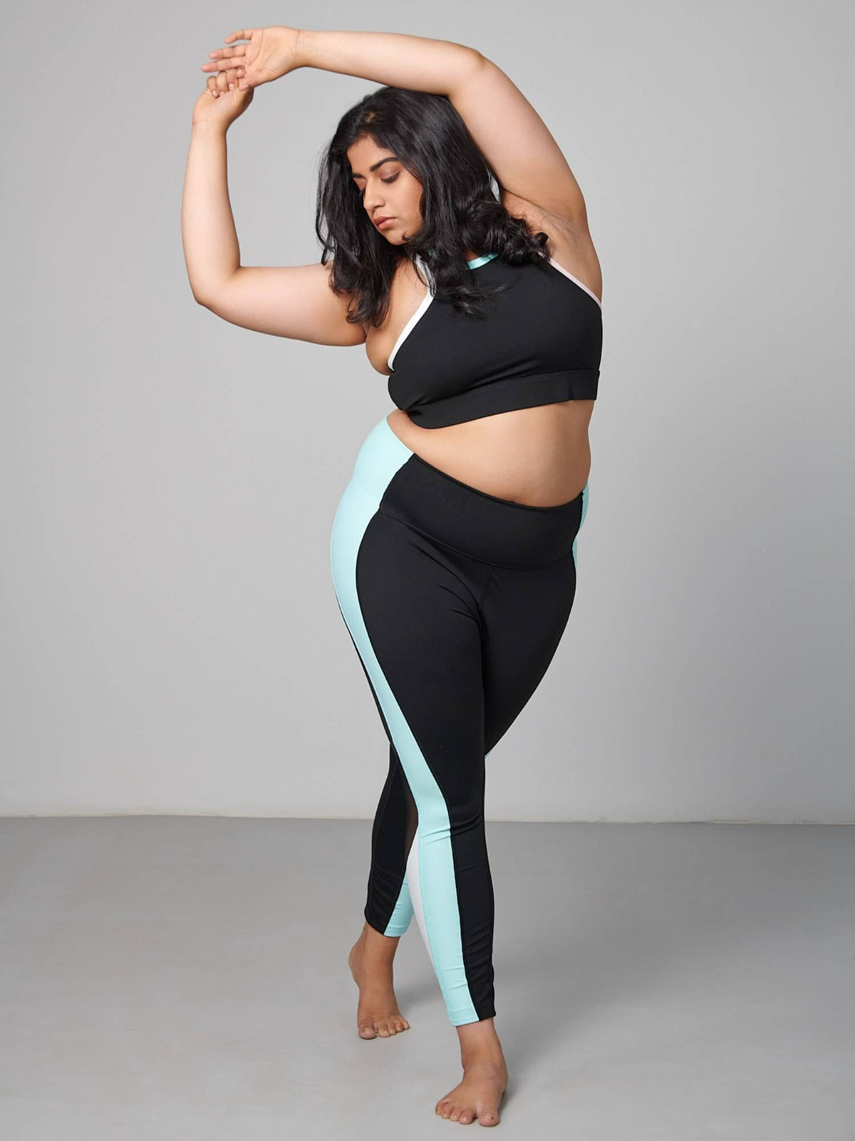 Women Colorblock Leggings | L90 - view 5