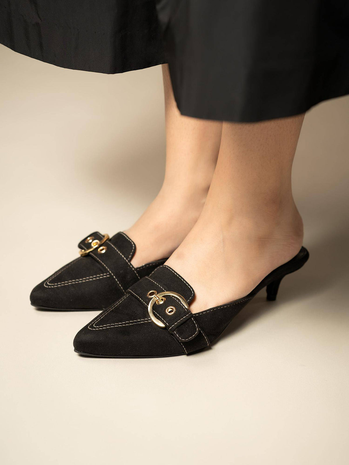 Women Carmelas Brown Mules Heels | H78 - view 8