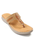 Cream Platform Round Toe Sandal | SD89 - view 10
