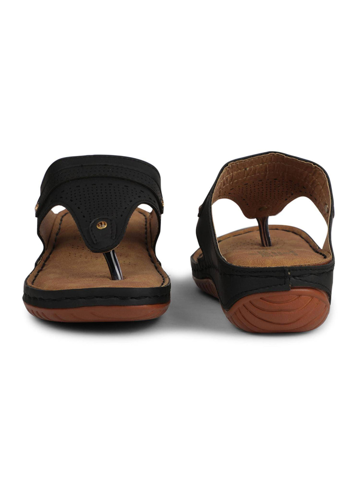 Beige Platform Round Toe Sandal | SD89 - view 20