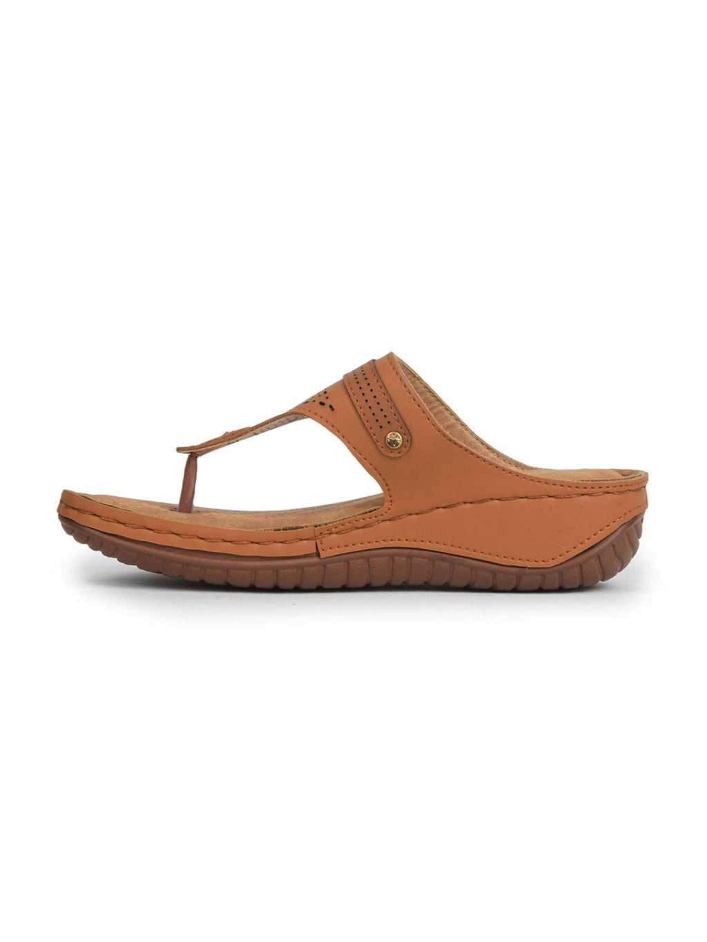 Beige Platform Round Toe Sandal | SD89 - view 14