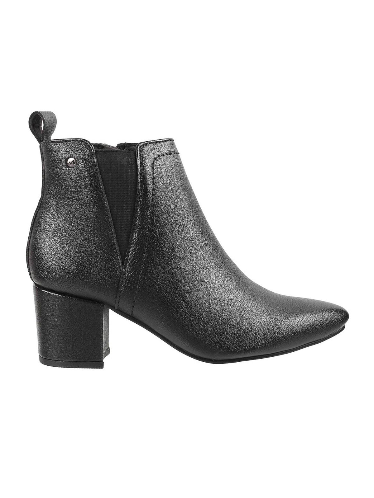 Women Textured Synthetic Black Chelsea Boots | BT61 - view 3