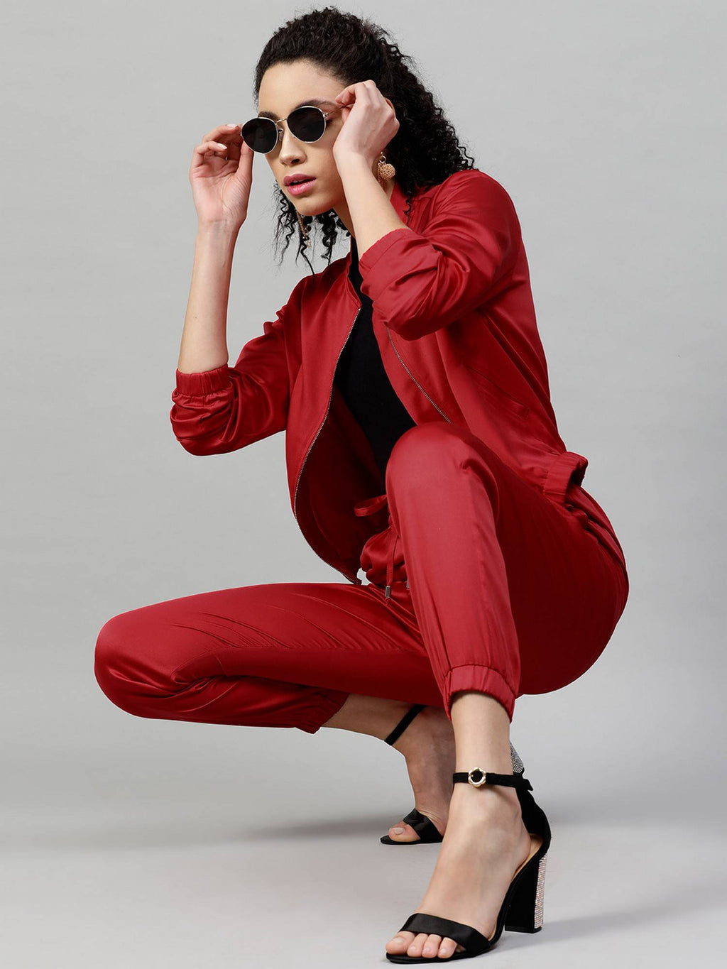 Satin Bomber Jacket | JC78 - view 11