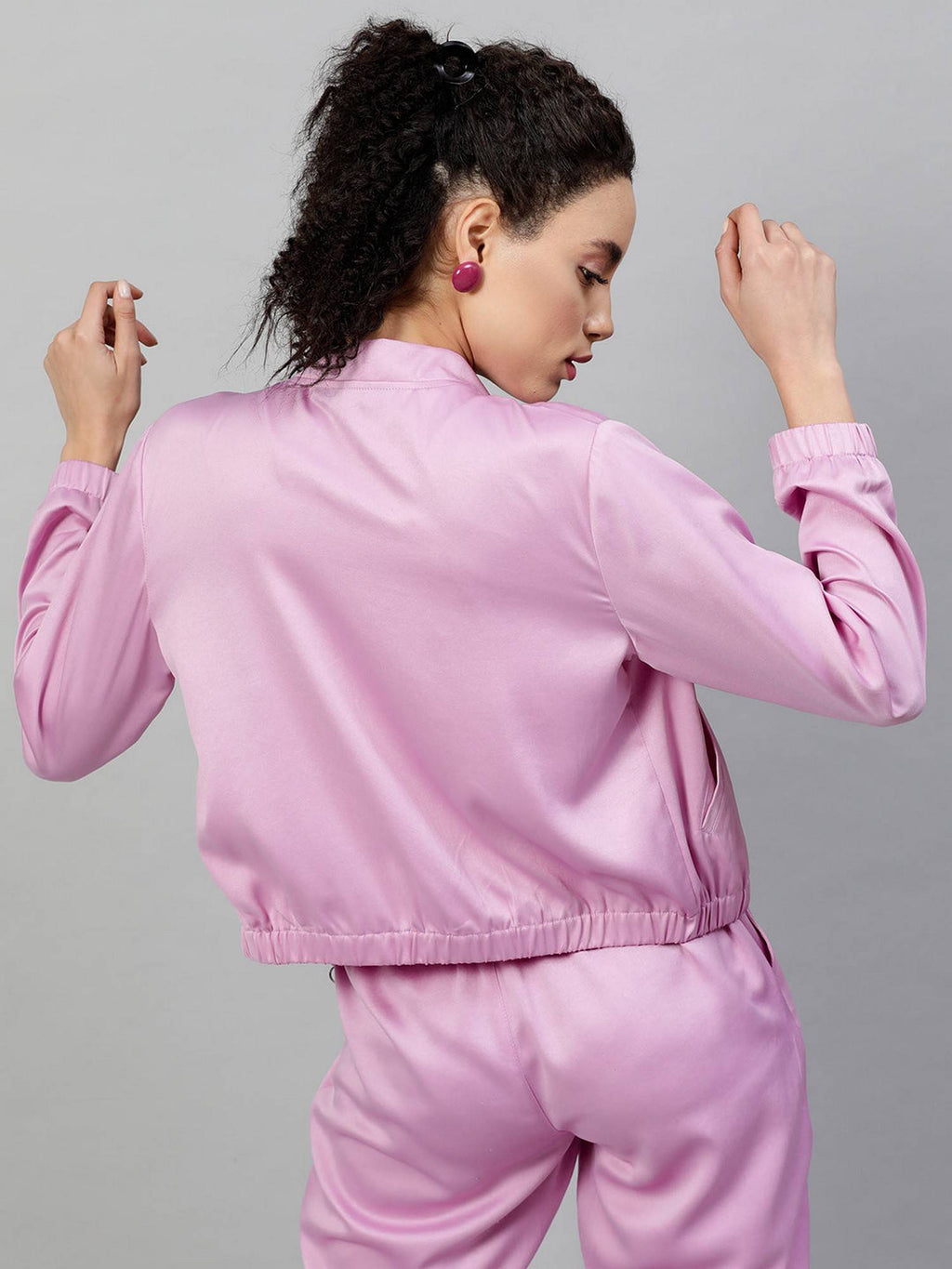 Satin Bomber Jacket | JC78 - view 27