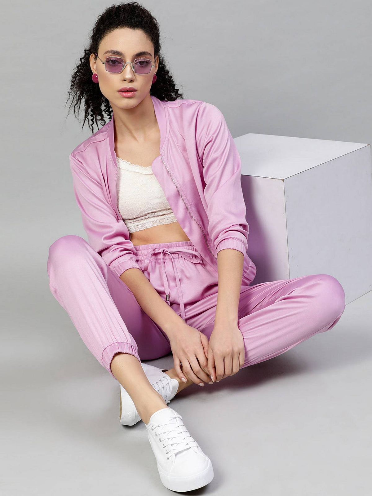 Satin Bomber Jacket | JC78 - view 28
