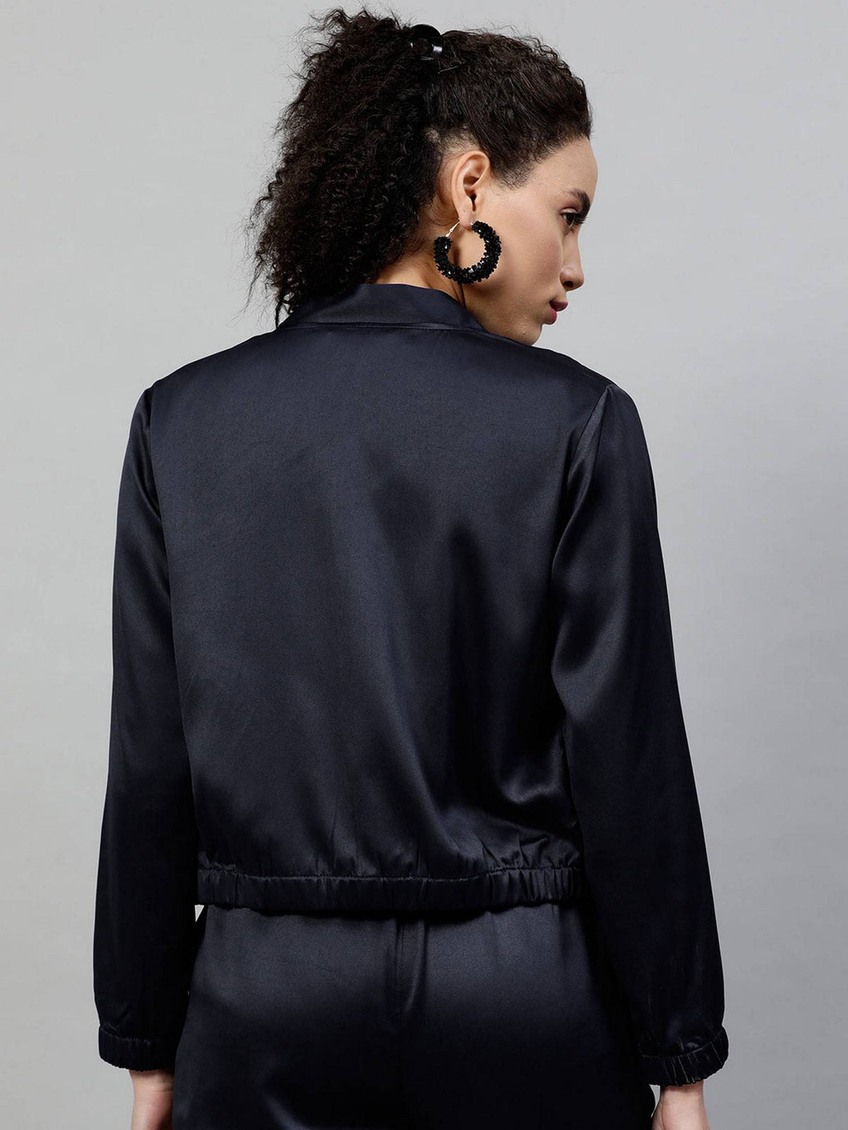 Satin Bomber Jacket | JC78 - view 15
