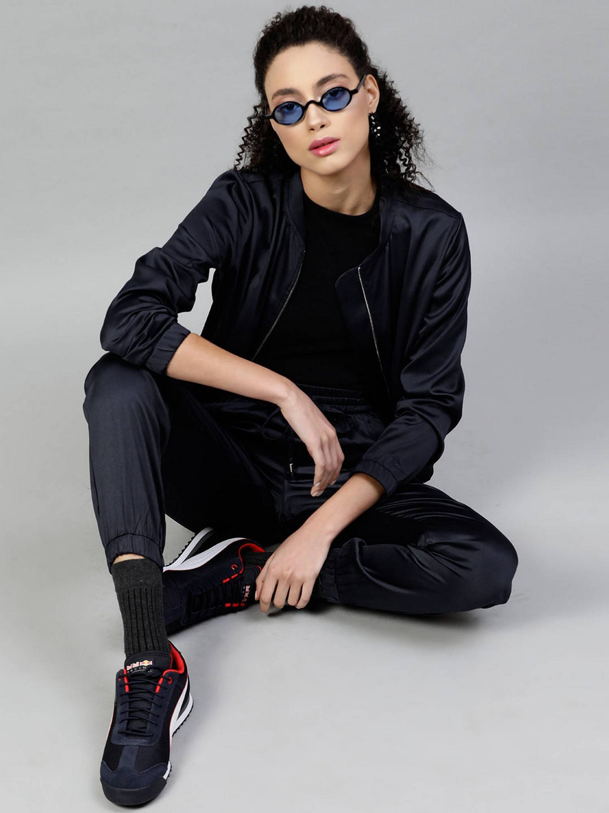 Satin Bomber Jacket | JC78 - view 4