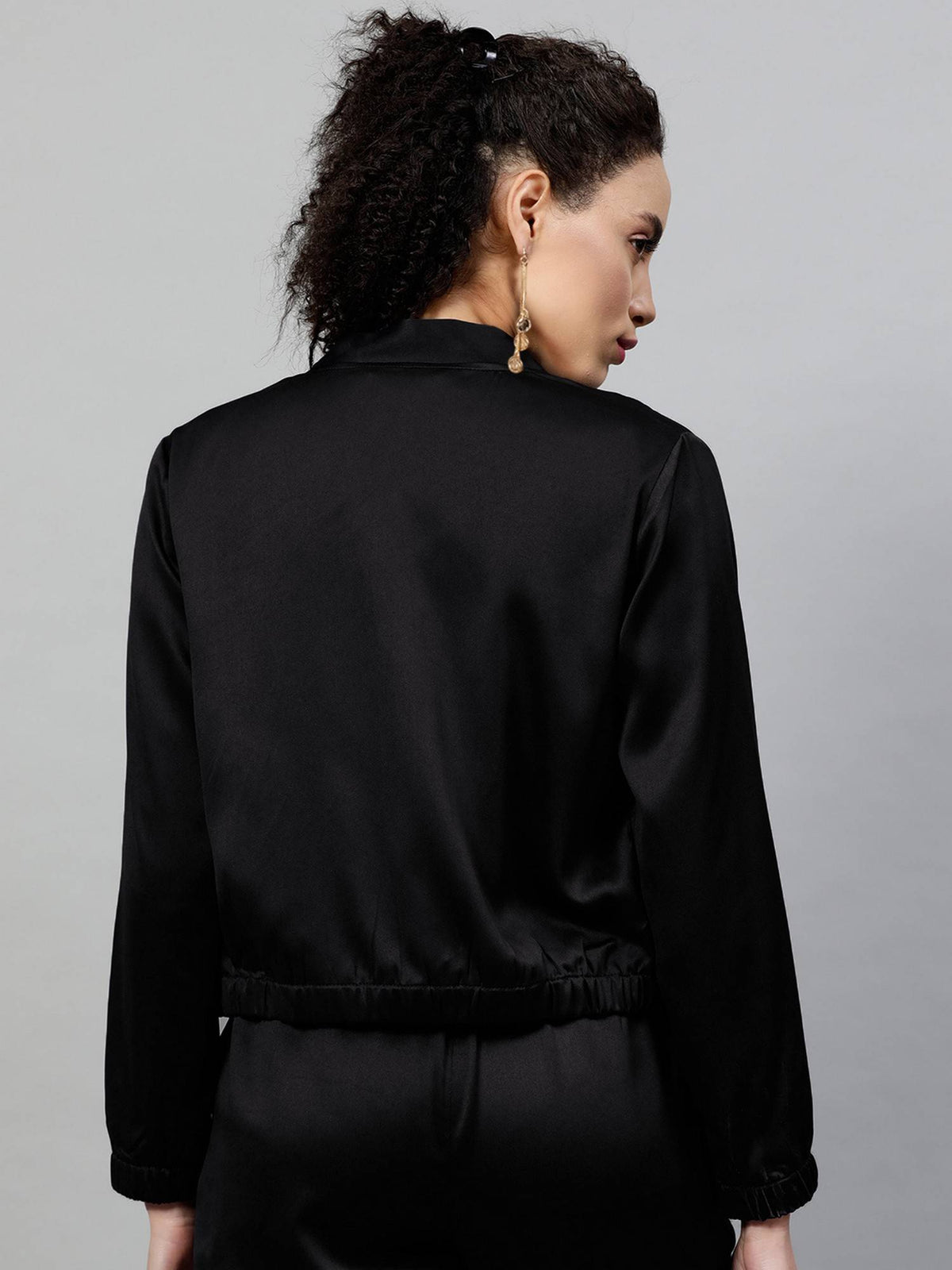 Satin Bomber Jacket | JC78 - view 4