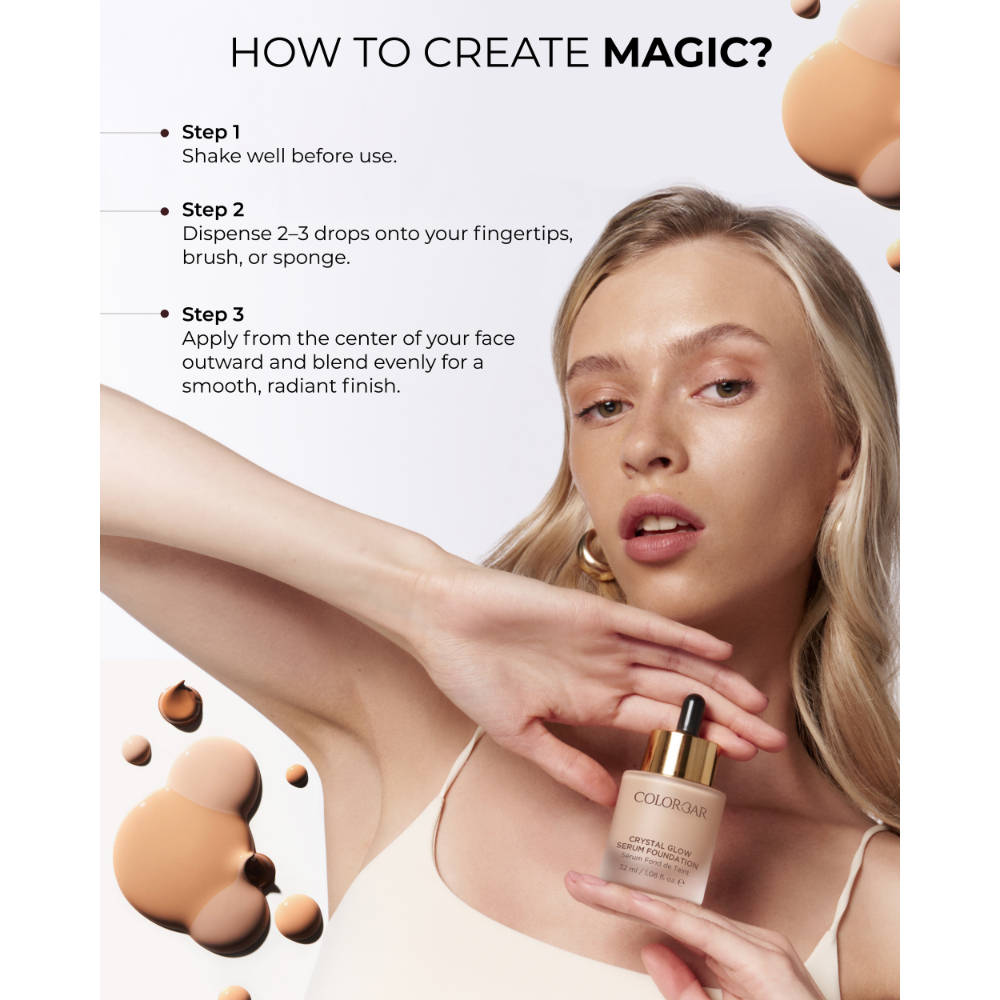 Crystal Glow Serum Foundation | F14 - view 4