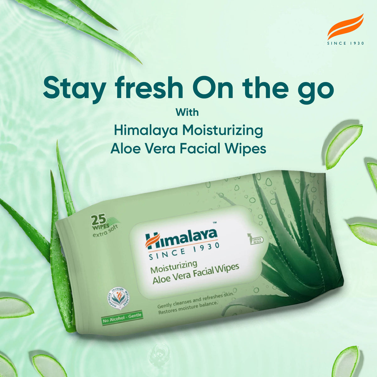 Moisturising Aloe Vera Facial Wipes | H02 - view 2