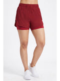 Zelocity Moisture Wicking Deep Claret Training Shorts - view 1