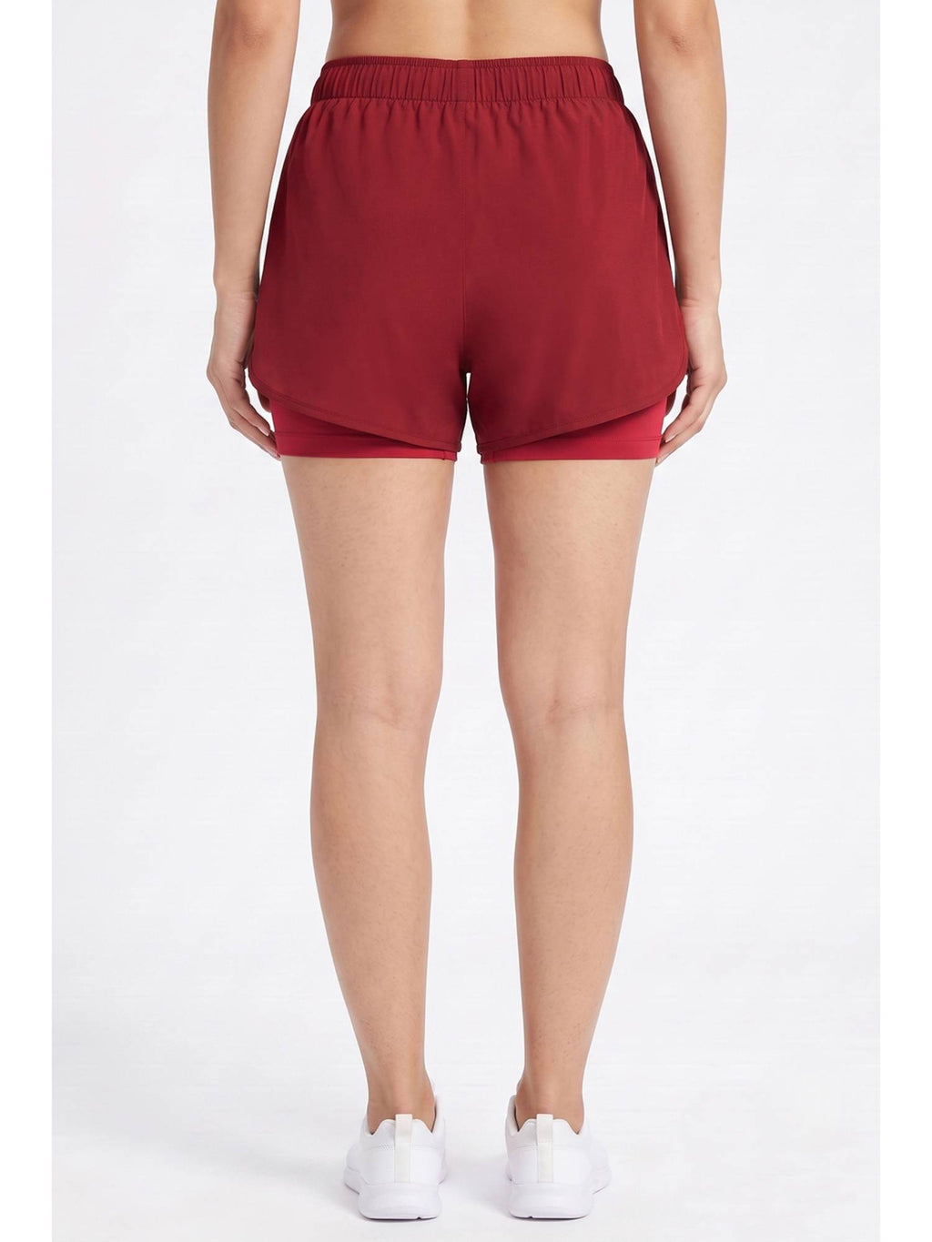 Zelocity Moisture Wicking Deep Claret Training Shorts - view 3