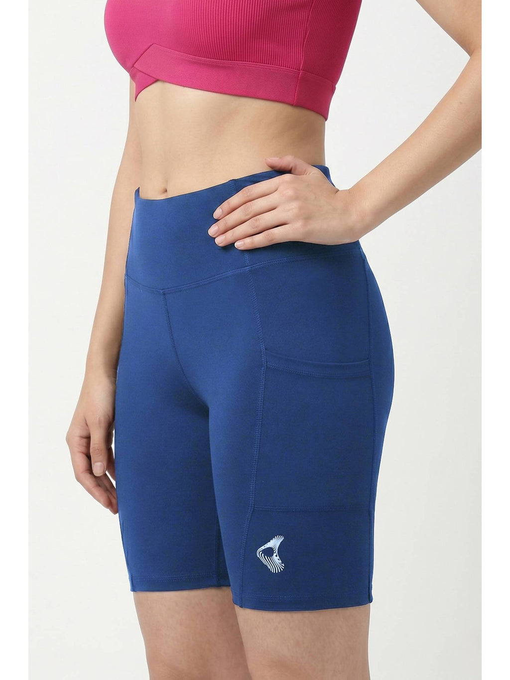 Zelocity Quick Dry Cycling Blue Shorts - view 3