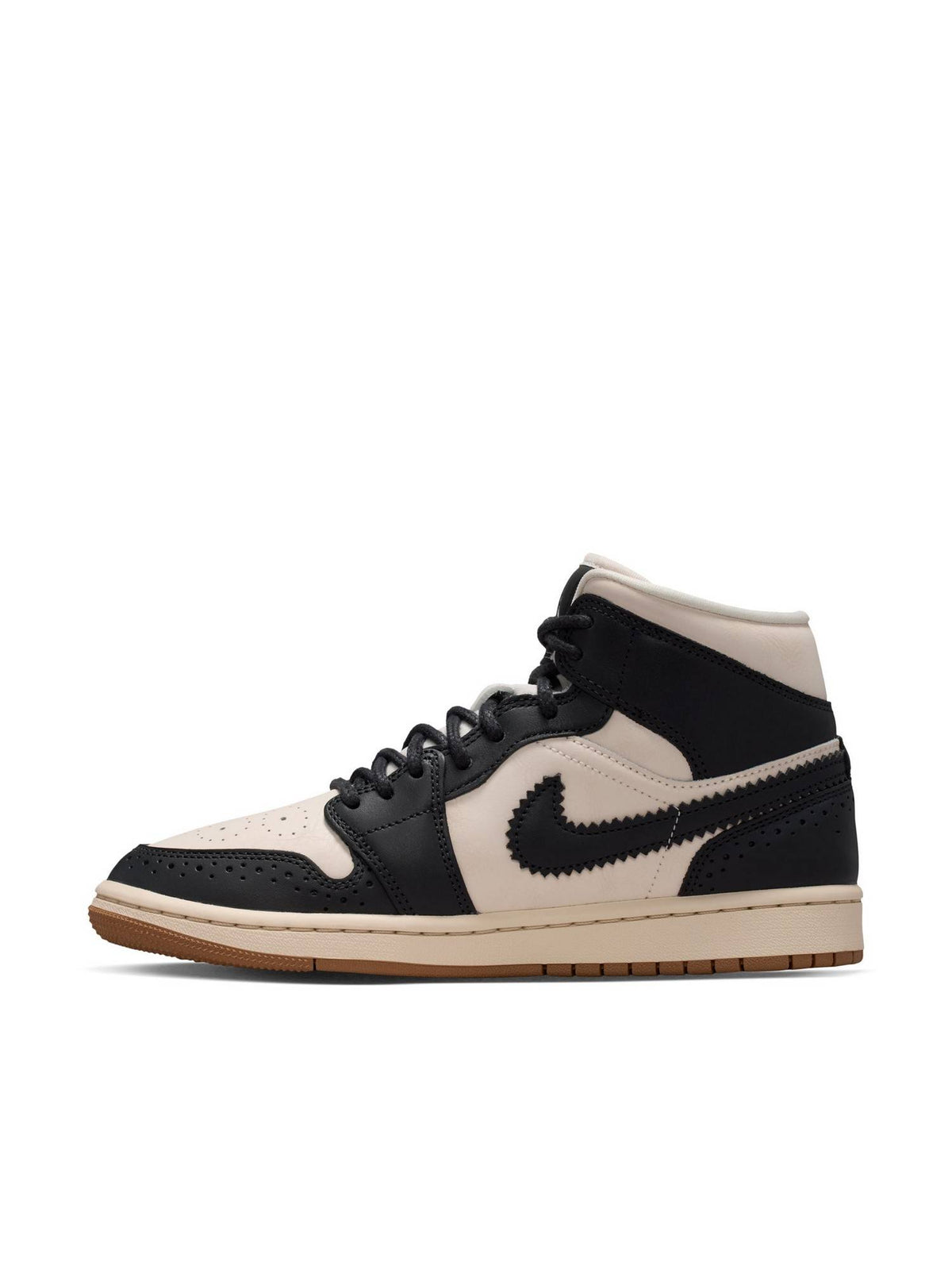 Air Jordan 1 Mid SE Womens Black Sneakers | SN09 - view 2