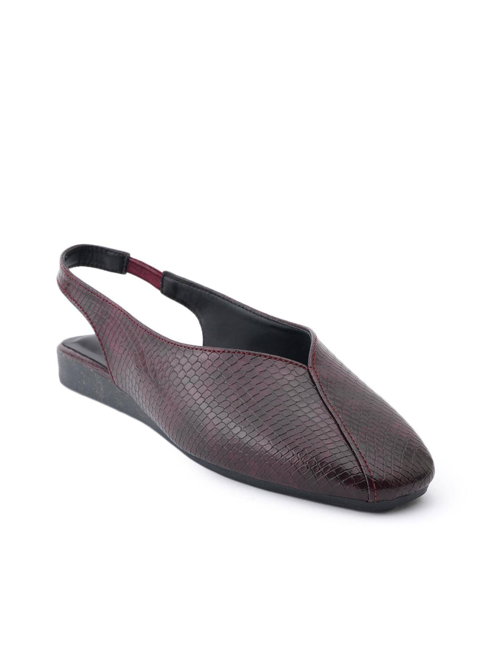 Women Maroon Sandals | SN09 - view 4