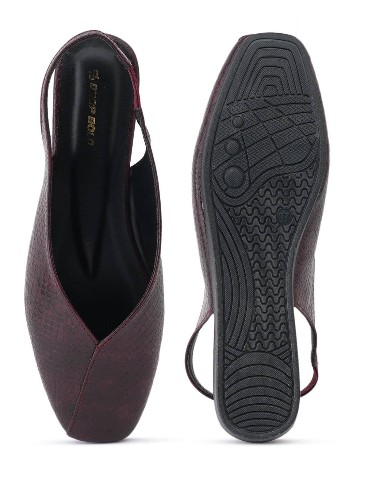 Women Maroon Sandals | SN09 - view 6